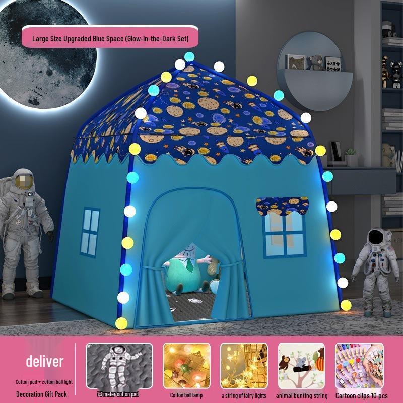 Princess Castle Indoor Tent for Girls - Playhouse & Sleep Space