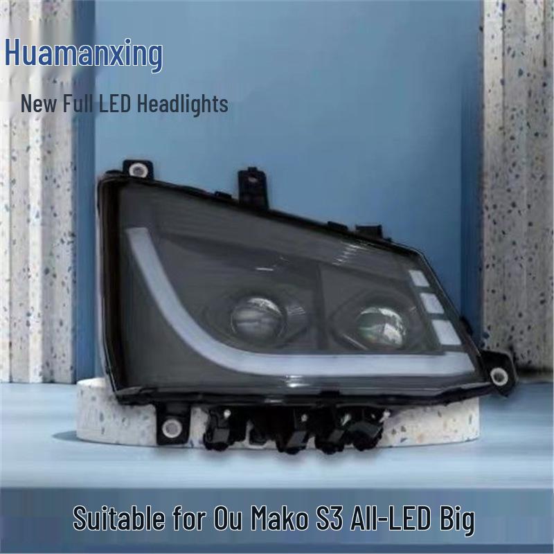 Compatible LED Foton Ollin S3 M4 S1 All-LED Bi-Xenon Headlight Assembly 24V Right