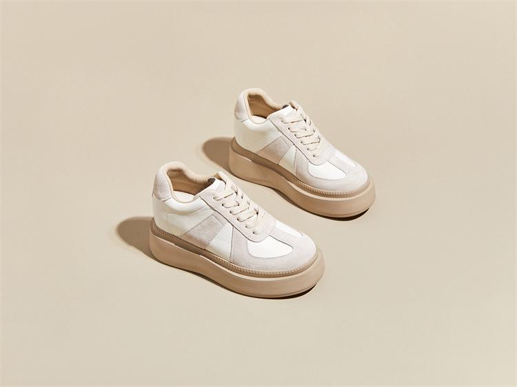 8cm Binnenhoogte Dames Platform Schoenen in Duitse Stijl - Lente Sportsneakers