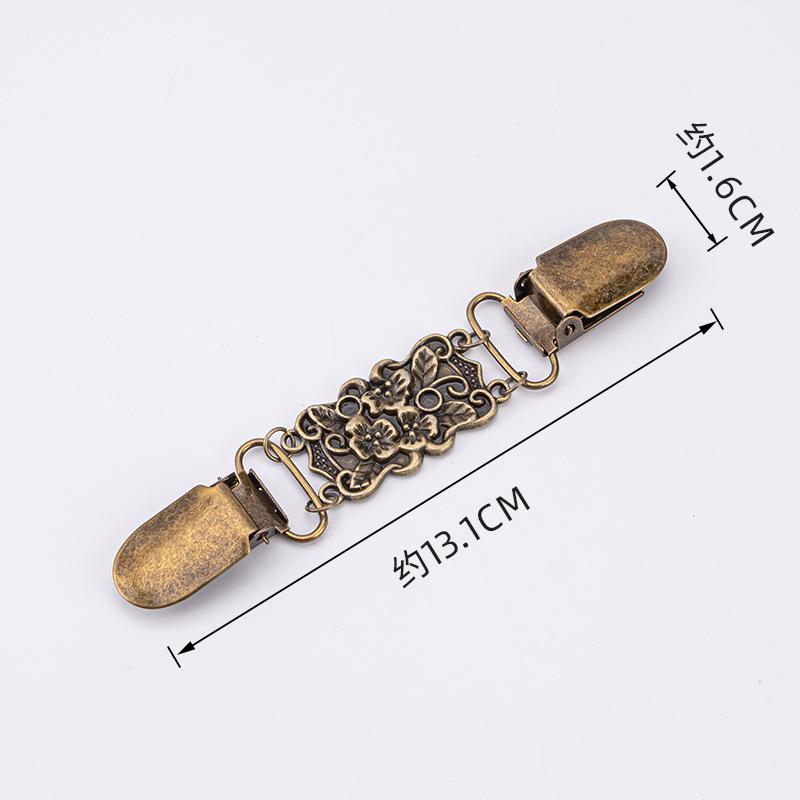 Vintage European & American Shawl Clip: Women's Diamond Sweater, Scarf, Brooch & Collar Alloy Accessories