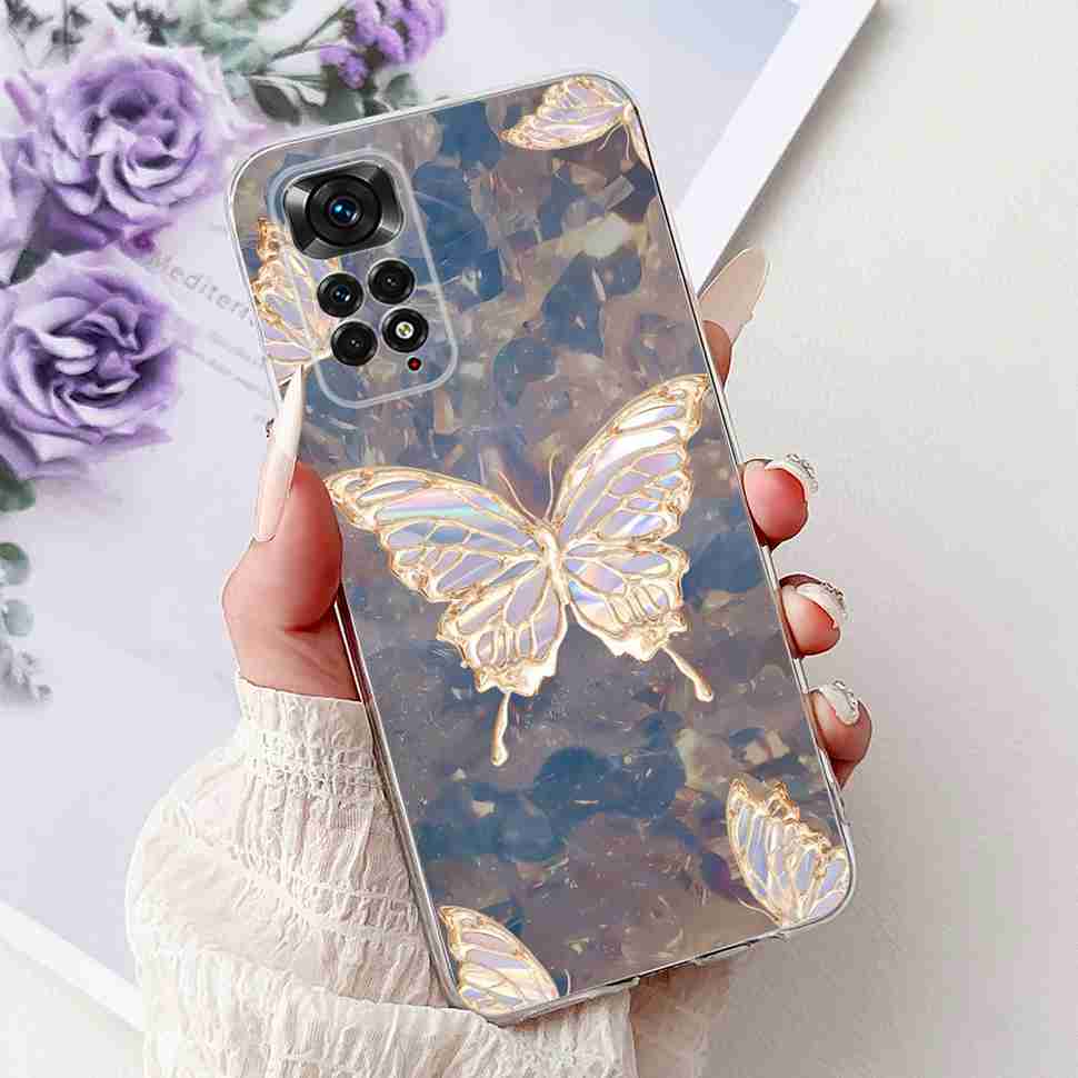 For Xiaomi Redmi Note 11 Pro 4G Case New Fashion Soft Silicone Phone Case For Redmi Note 11 11E Note11E Pro Cover Housing 6.67"
