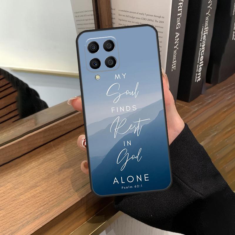 Christliche Psalmen Hülle Für Samsung Galaxy M56 M06 M16 M36 M52 M32 M12 M54 M34 M14 M35 M55 M15 M11 M31 M13 M53