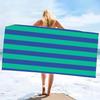 1 st Strandlaken met Minimale Strepen, Ultra-fijne Vezel Sneldrogend Absorberend Handdoek, Strand Zwem Vakantie Strandlaken