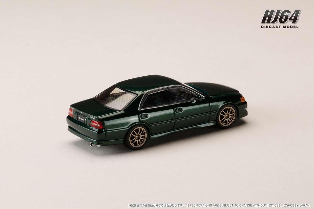 Toyota Chaser Tourer V Early Version JDM STYLE Wheels Dark Green Mica 1/64 (JZX100) (1996) 10-Spoke