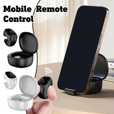 Remote Control BT Camera Video Recording Remote Remote Scrolling Ring Smart Touch Screen Page Turner Triggers for iPhone Android