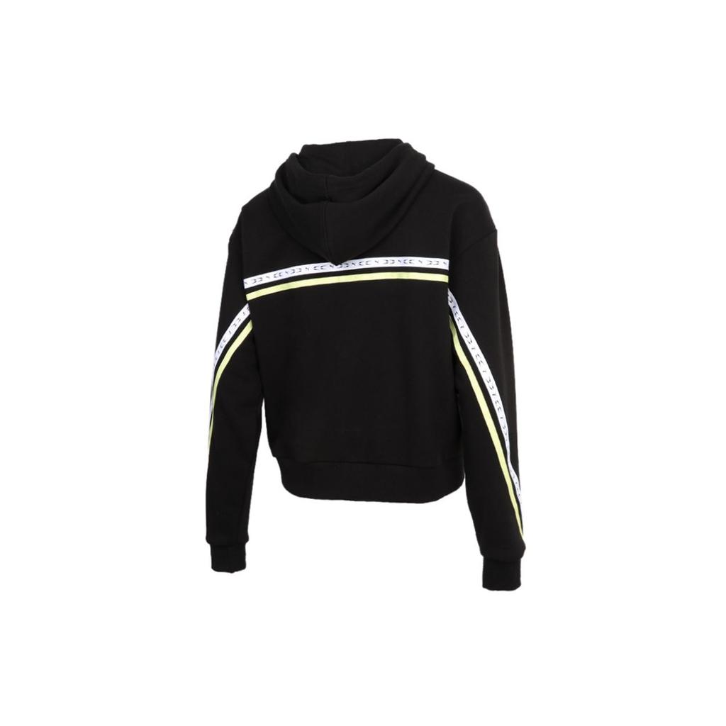 Puma Sports Casual Hooded Knit Cardigan Jacket Women Jacket Black 531077-01