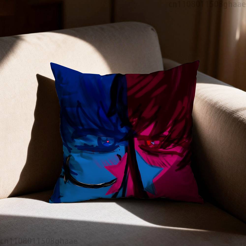Tv Girl Pillow Case Sofa Living Room Bedroom Headboard Backrest Cushion Square Cushion Nap Time