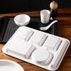 Commercial Melamine Divided Serving Plate