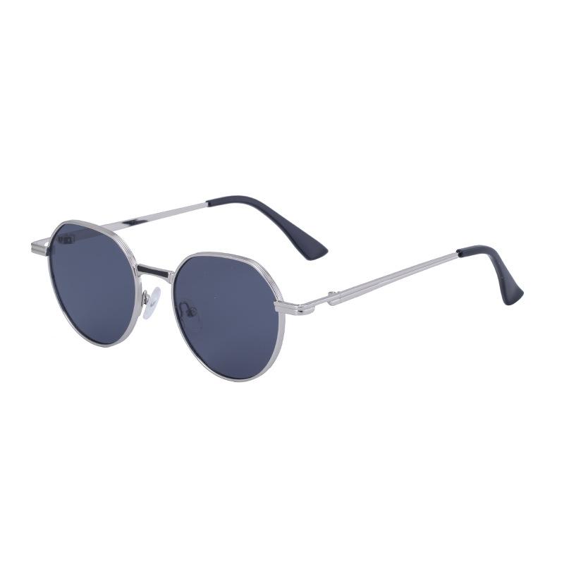 JYL TS Unisex Retro Round - Unique Sun-Protective Fashion Sunglasses XH-2296 c-970 вистерия
