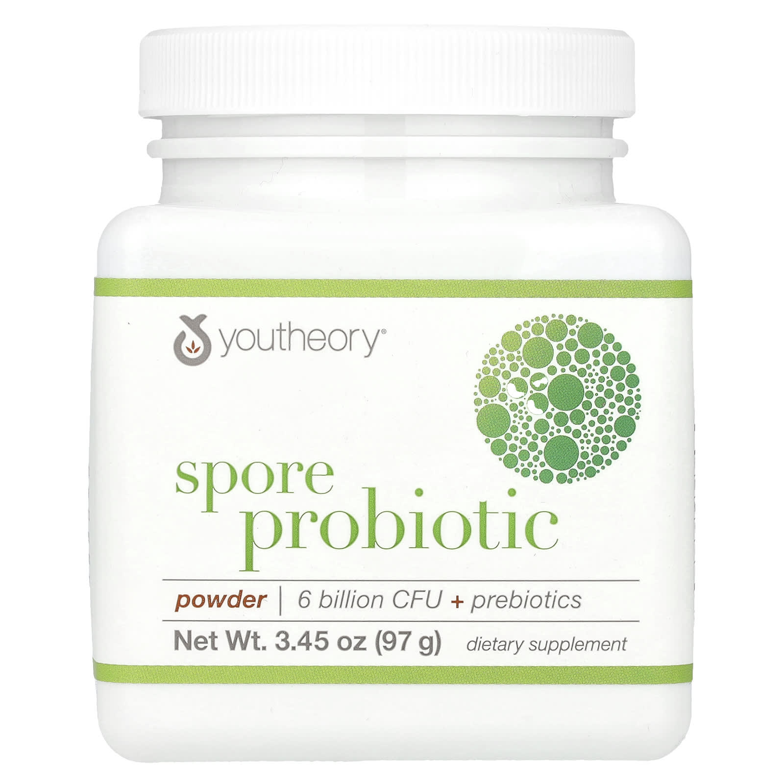Photos - Vitamins & Minerals Youtheory , Spore Probiotic Powder, 6 Billion CFU, 3.45 oz  (97 g)