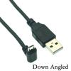 Up Down Left Right Angled 90 Degree USB Micro USB Male To USB Male Data Charge Connector Short Cable 25cm 50cm 150cm