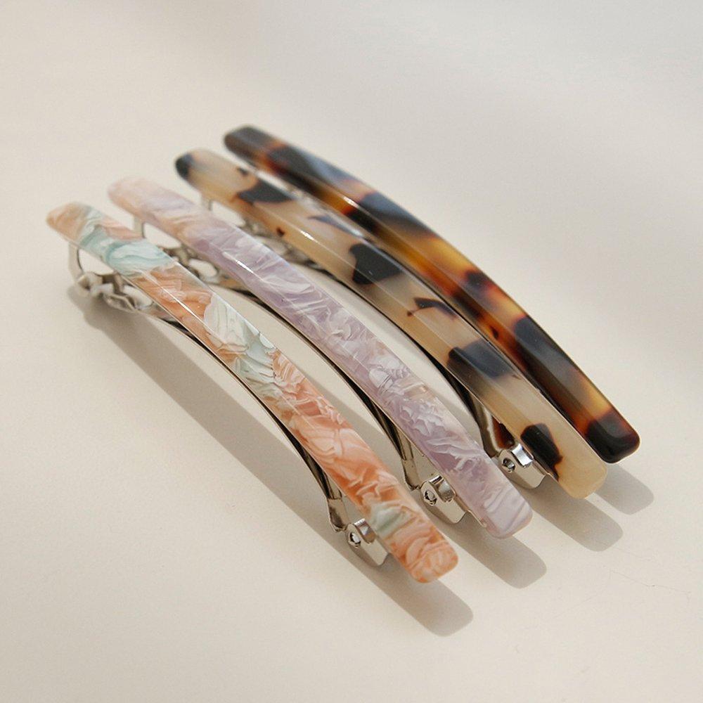 Jlauren Slim Straight Line Cellulose Automatic Hairpin H0801