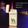 Windproof Red Flame Design Highly Creative Aesthetically Pleasing Lighter Sturdy Durable with High-quality Cigarette Accessories