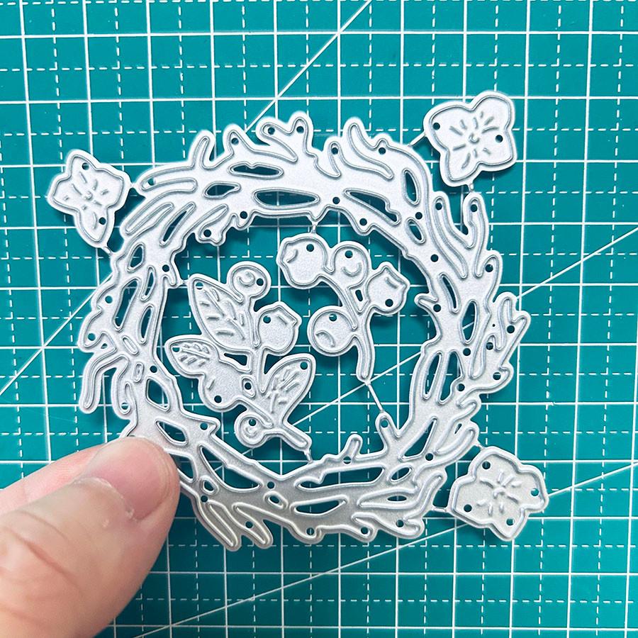 Flower Circle Metal Cutting Dies For DIY Scrapbooking Album Paper Cards Decorative Crafts Embossing Die Cuts