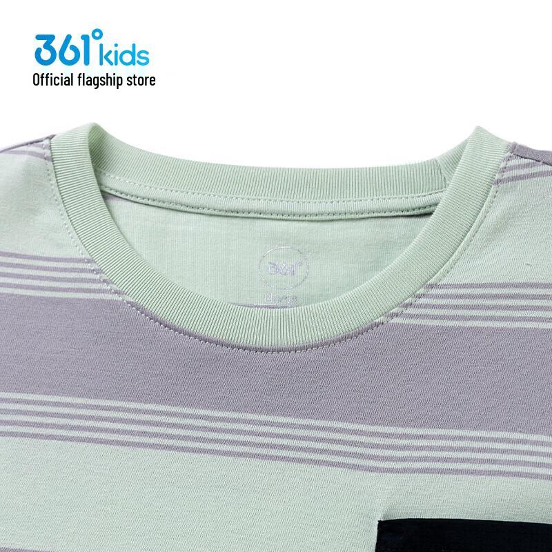 361° Boys' Striped Cotton Short-Sleeve Knit Top