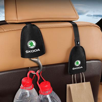 Organizery do wnętrza samochodu Haczyki Haczyk na oparcie siedzenia samochodowego Wieszak na zagłówek Dla Octavia Superb Rapid Kodiaq Karoq Fabia Kamiq Roomster Citigo