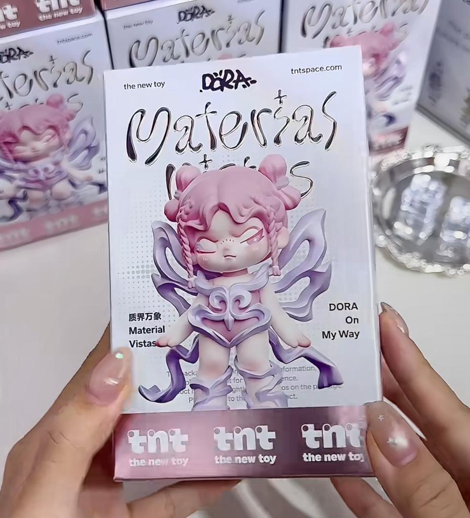Latest Dora Material Vistas Series Caixa Caja Cute Trendy Action Anime Figuredesktop Ornament Girls Xmas Present
