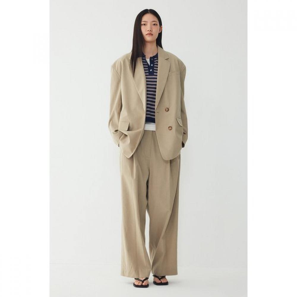 Studio Tomboy Wide Fit Banding Slacks 9106231091