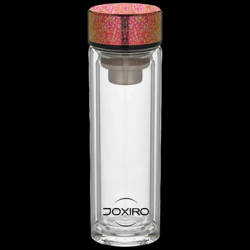 Jiu Xi Lu Jazz Titanium Mesh Crystal Glass Tea Infuser