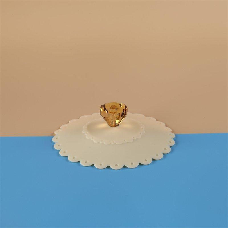 Lace Cup Cover Silicone Lid Bottle Lid Cover Home Office Accessory