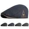 Men Side Triangle Label Newsboy Caps British Painters Hats Spring and Autumn Flat Cap Hip Hop Berets