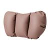 Universal Car Headrest and Lumbar Support Cushion Set Perforated Nappa Leather Neck Pillow with Adjustable Strap for Most Cars
