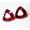 Trillion Cut Pair's Ring Size 16 Carat Natural Ruby Red Loose Gemstone