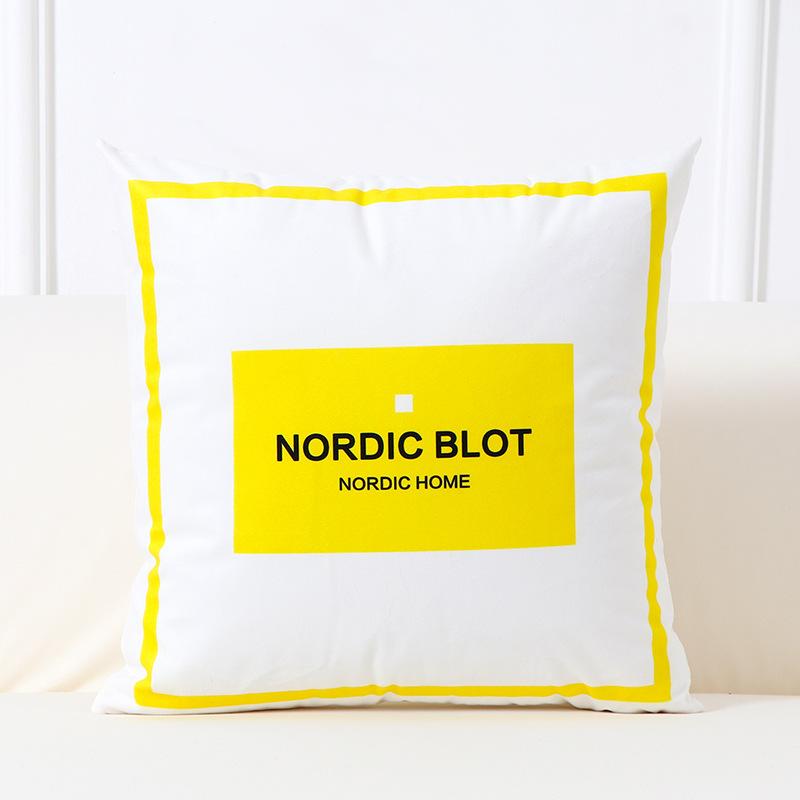 Pillow Cushion Office Waist Cushion Living Room Chair Sofa Waist Cushion Nordic Ins Style Simple and Modern