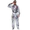 Adult male and female couples astronaut uniforms, Halloween costumes, astronaut party costumes
