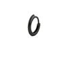 Black Geometric Hoop Earrings: Trendy 2022 Black Gold-Plated Tragus Studs