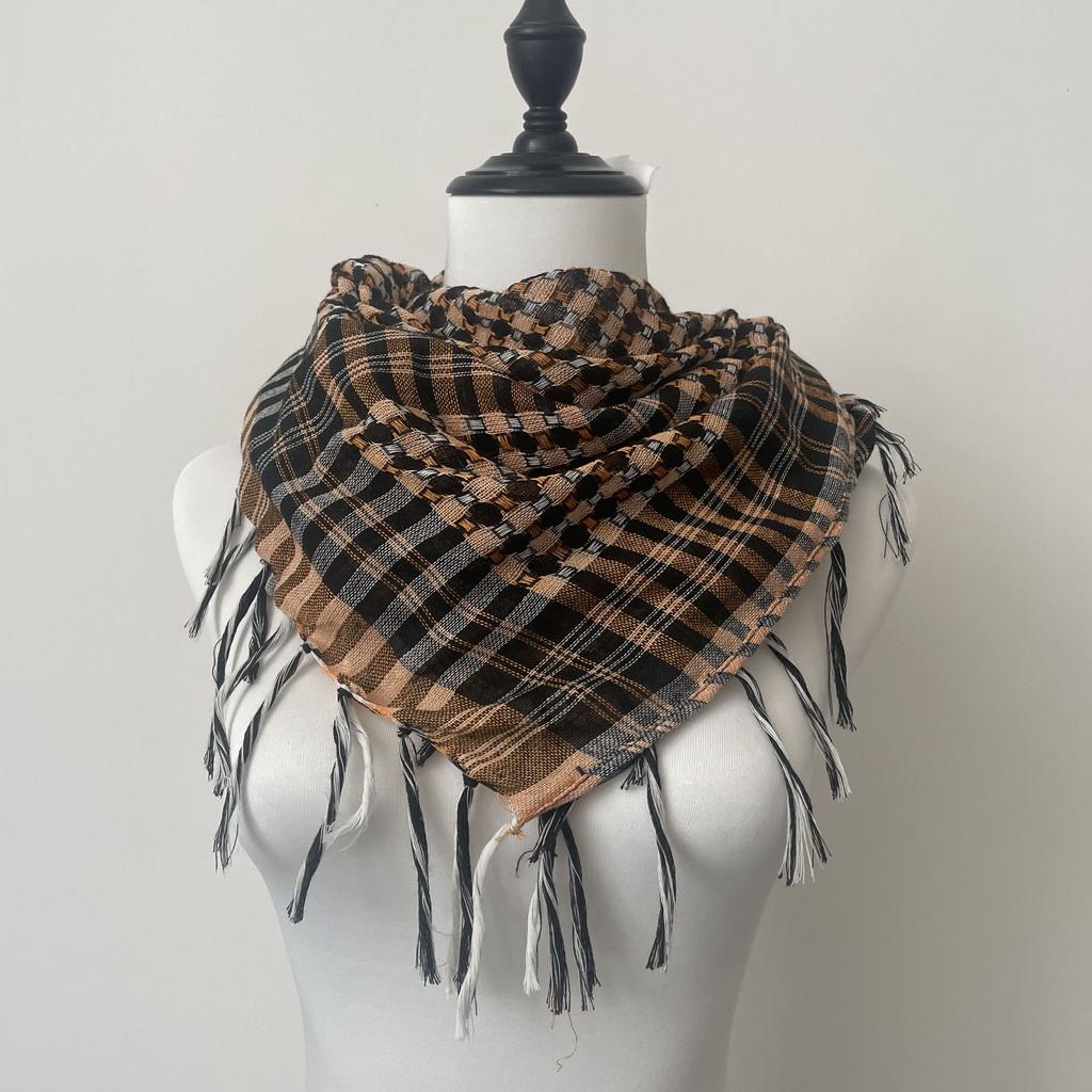 New Lightweight Arab Headscarf Thin Arafat Square Scarf Tactical Outdoor Camping Muslim Square 8SJ29