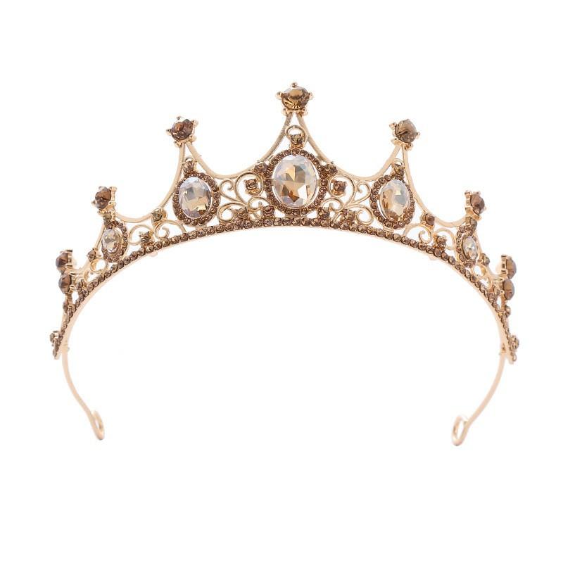 

Корона-тиара, корона для свадебного платья, свадебная прическа, тиара со стразами, литой ободок