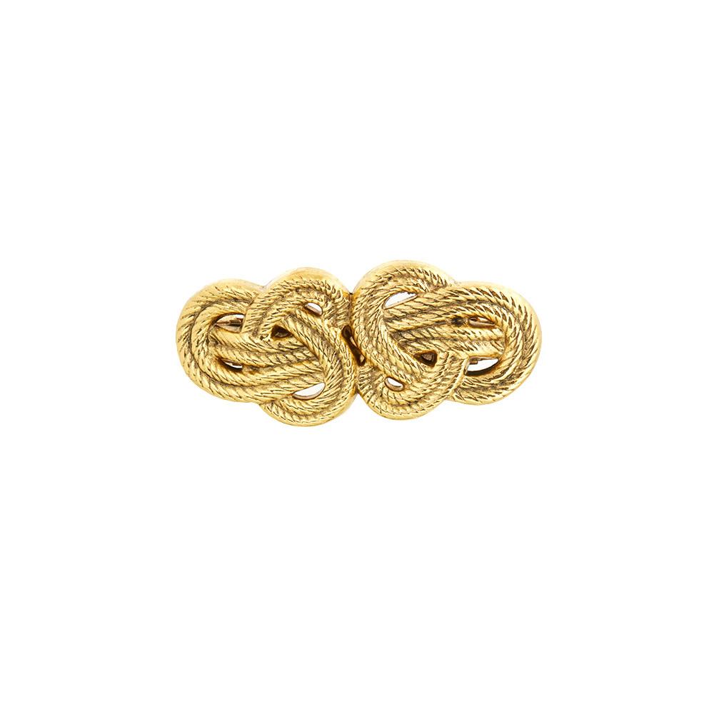 

1pc Stylish Vintage Double Coin Knot Spring Clip, Elegant Hair Accessory for Women s Half-Updo Looks, Versatile Hair Ornament Perfect for Daily Wear золотистый