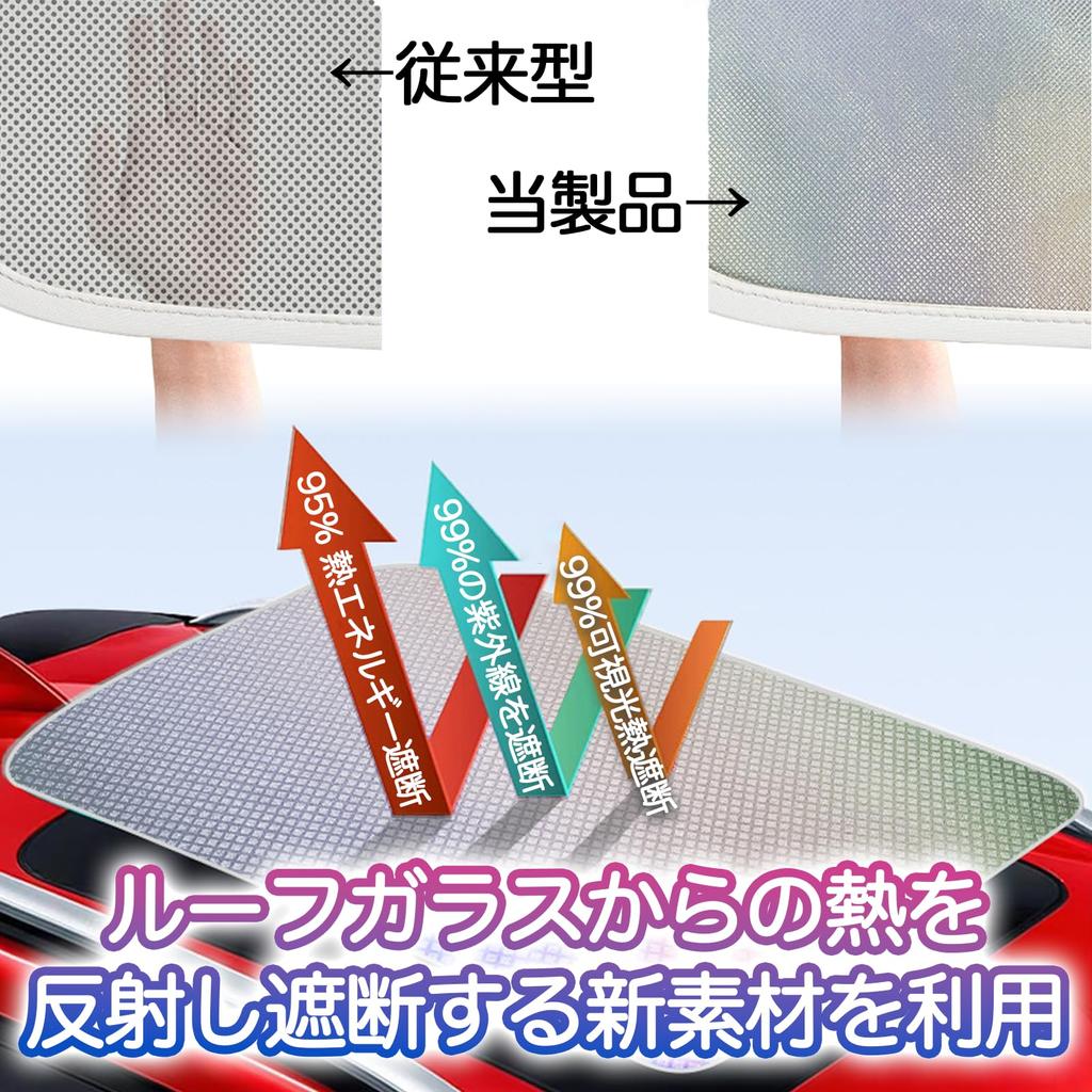 Sakura Garage Tesla Model 3 Sunshade for 2024 Model (Hylands) [Essential for Tesla in Summer] White