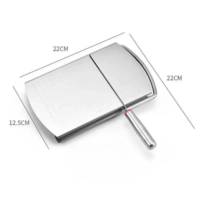 Wielofunkcyjny ze stali nierdzewnej szybki chleb, dzielnik do masła, stół ze skalą, uchwyt, krajalnica do sera, krajalnica do sera i szynki