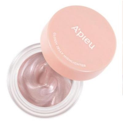 Juicy Pang Glossy Jelly Highlighter 3,8g, Concha Rosa, 1 peça