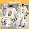 Summer Boys 2023 New Casual Shorts Sleeve Sleeveless Tshirtspants 2pcs Sets 514 Years Teenage Sportswear Children Outfits Set