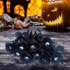 10 Pieces Halloween Artificial Roses with Eyeballs Decors Ornaments Horror Novelty