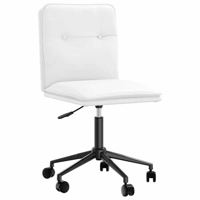 VidaXL Chaise de salle à manger Blanc Similicuir, chaise, chaise de salon, chaise d'appoint, chaise de cuisine, siège à 4101325