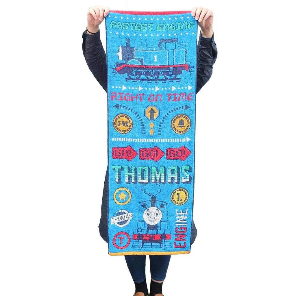 Marushin Junior Bath Thomas the Tank 40 x 110 cm Towel, Engine, Departure, 4605004300,