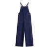 Navigare Women's Loose Wide-Leg Denim Overalls