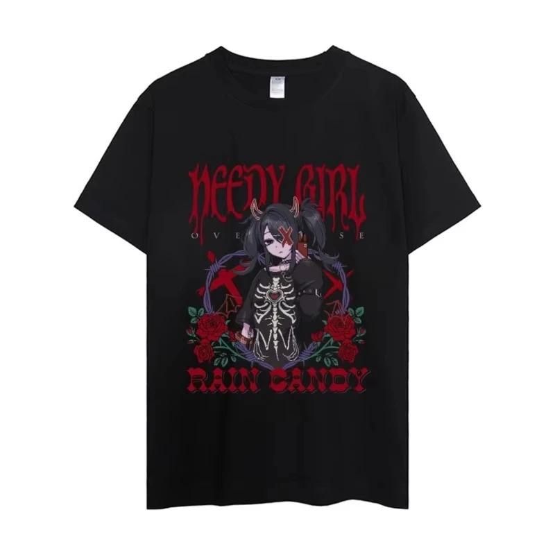 T-shirt Grafiche Metal Rock Britney Spears Moda Hip Hop Taglia Extra Larga Vintage Harajuku Cotone Oversize