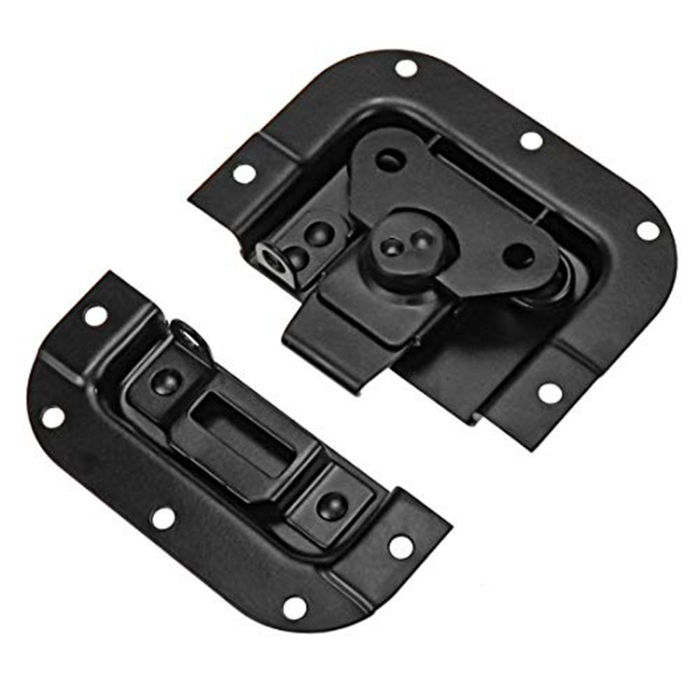 2pcs Heavy-Duty Butterfly Locks Spring Loaded Recessed Butterfly Latch For Airline Cases Wooden Boxes Briefcases