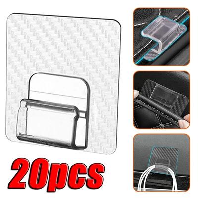 1-20pcs Car Foot Mats Fixing Clip Self Adhesive Anti-Slip Fastener Retainer Clamps Holders  Car Mat Fixing Buckles Waterproof