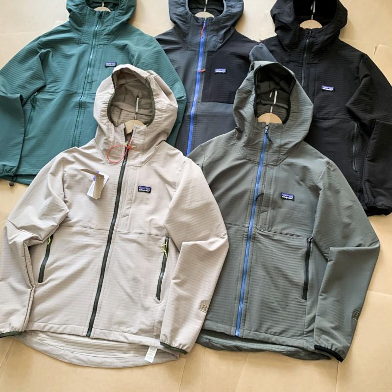 Mens Outdoor Softshell Jacket Windproof Water Resistant Hooded Casual Trendy Fall