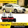 2PC High Power 30000LM LED Fog Light Bulb H8 H11 Plug&Play Car Fog Lamp For Subaru Impreza XV GP GT Legacy WRX Outback Forester