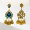 Ethnic Vintage Women's Geometric Turkish Jhumka Earrings Indian Jewelry Tassel Dangling Earring
