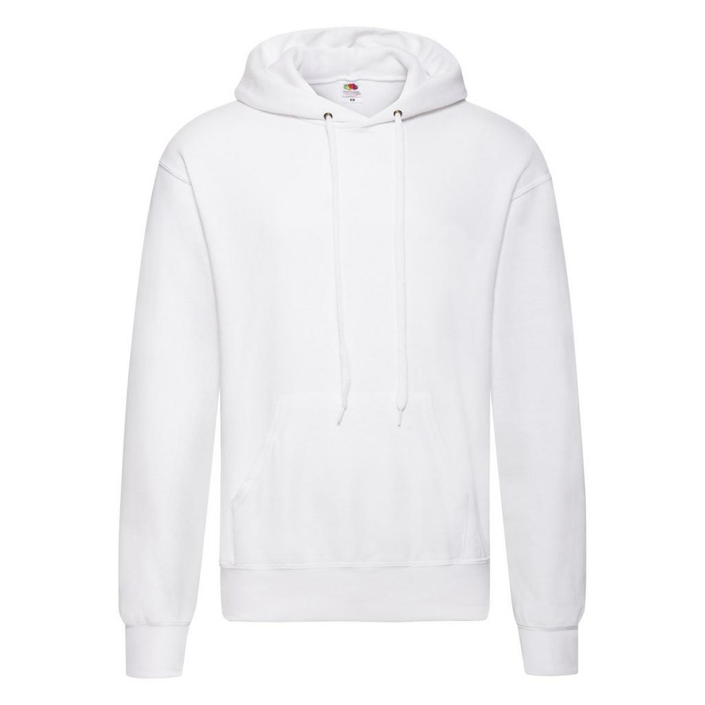 Fruit of the Loom Mens Classic Plain Hoodie