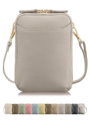 Encore Smartphone Pouch [High-Quality Genuine Leather] Smartphone Shoulder Bag, Crossbody Bag, Vertical Wallet, Smartphone Pouch, Women's Lightweight