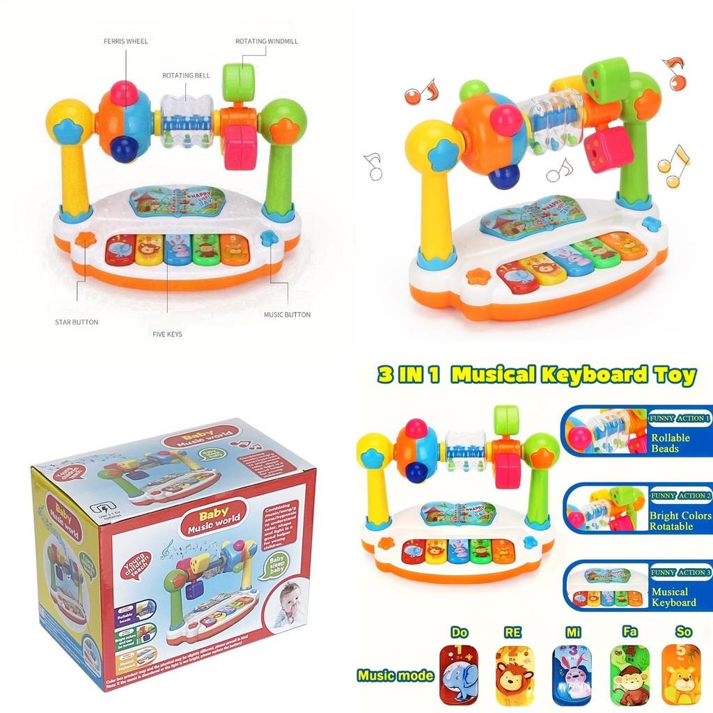 Baby Music Kingdom Electronic Piano Toy With Lights For Early Learning And Development